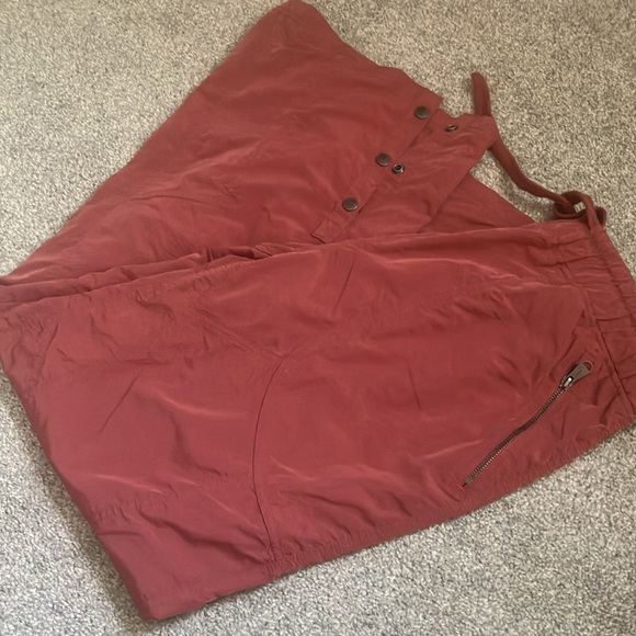 NWOT Free People Stadium Pants Wide Leg Athletic in Henna - Picture 11 of 12